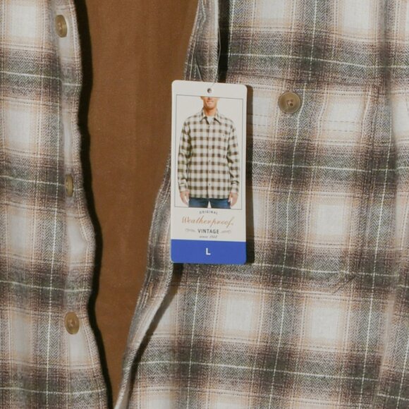 Weatherproof Vintage Men’s Fleece Shirt Jacket - Picture 4 of 4